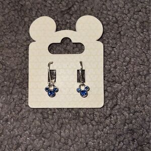 Disney Blue Crystal Drop Earrings